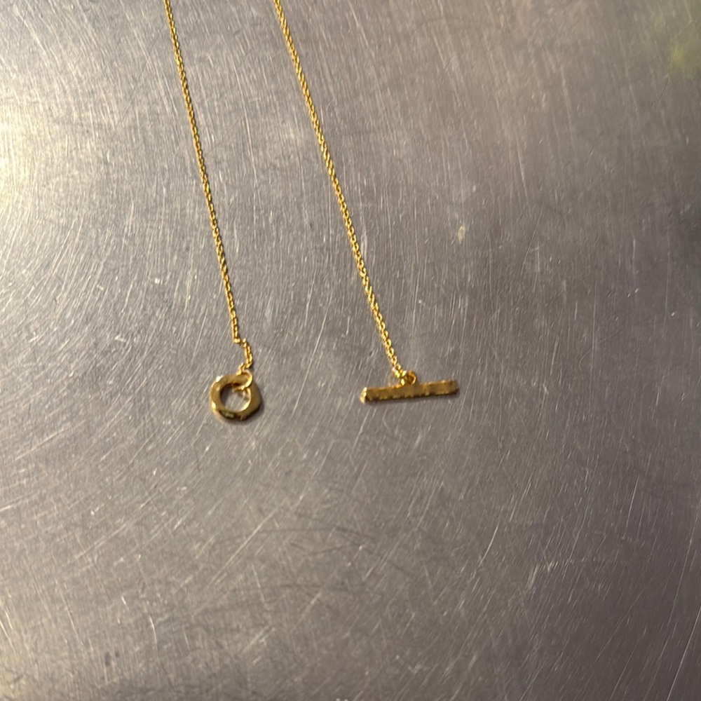 Gorjana Gold Layered Toggle Necklace - Picture 3 of 4
